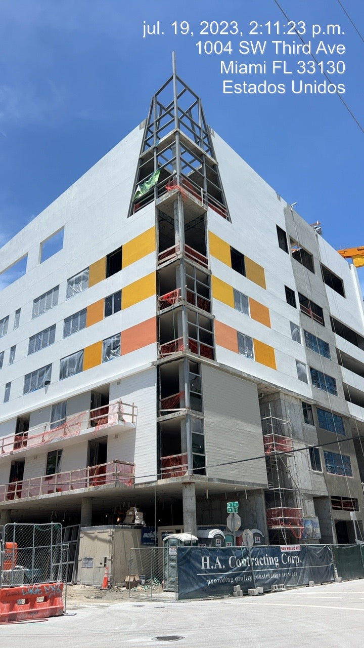 Brickell World School: Architectural Coating & Refinish